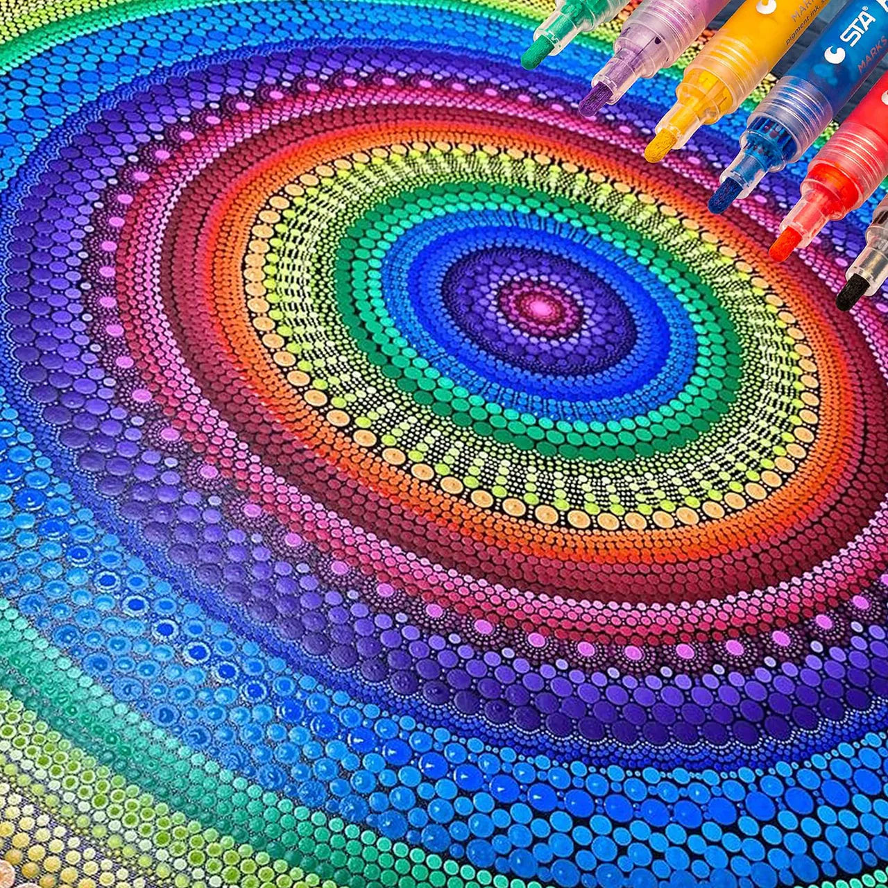 12 Pcs Acrylic Paint Markers