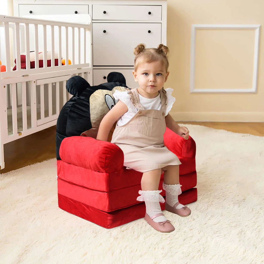 Baby 2 in 1 Mickey Character Sofa Cum Bed
