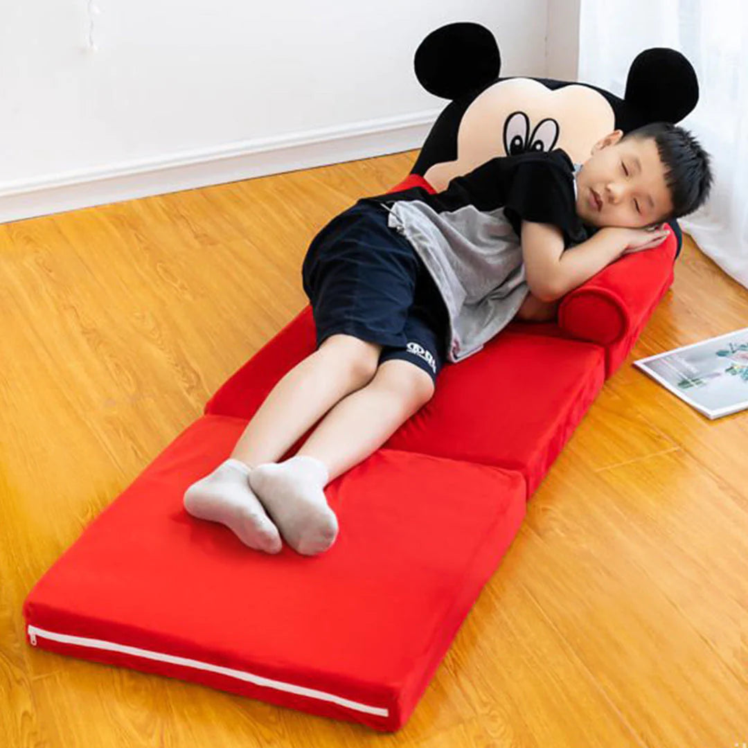 Baby 2 in 1 Mickey Character Sofa Cum Bed