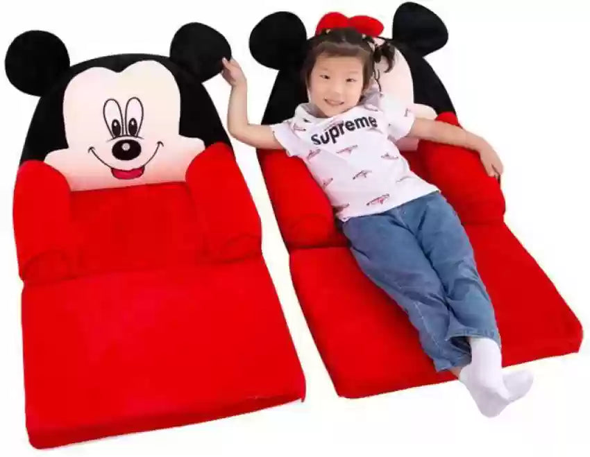 Baby 2 in 1 Mickey Character Sofa Cum Bed