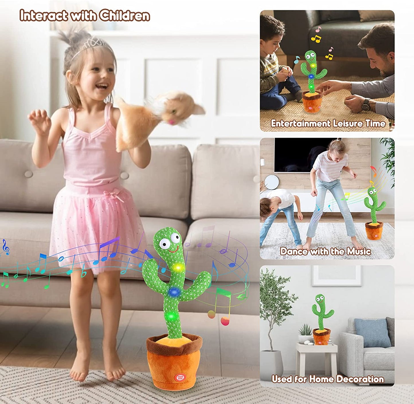 Dancing Cactus Toy, Gift For Your Baby 👶
