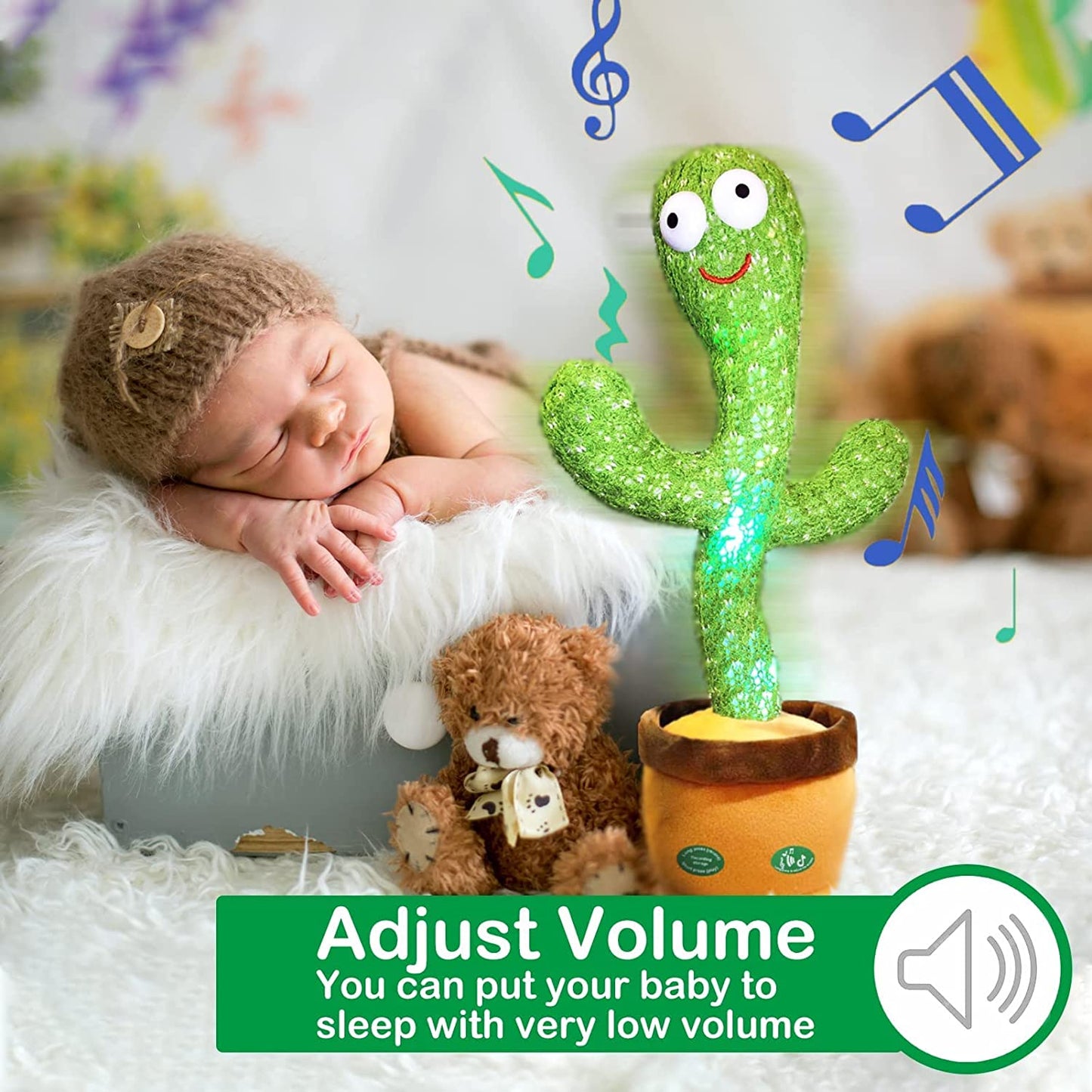Dancing Cactus Toy, Gift For Your Baby 👶