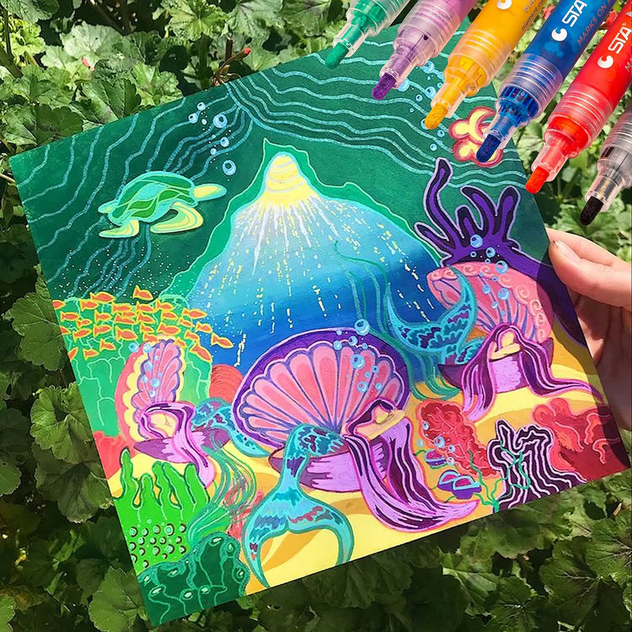 12 Pcs Acrylic Paint Markers