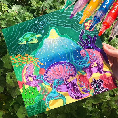 12 Pcs Acrylic Paint Markers