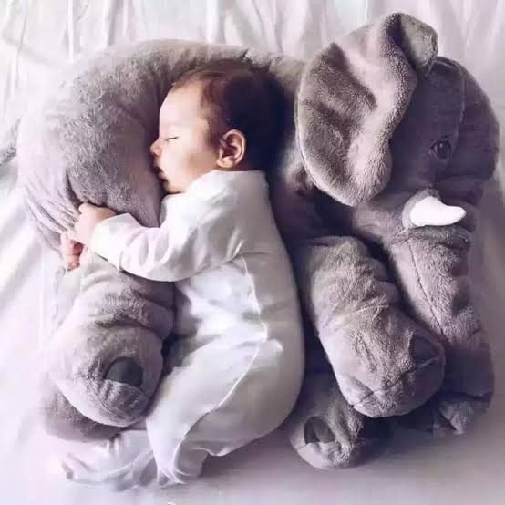 Baby Stuffed Elephant Pillow