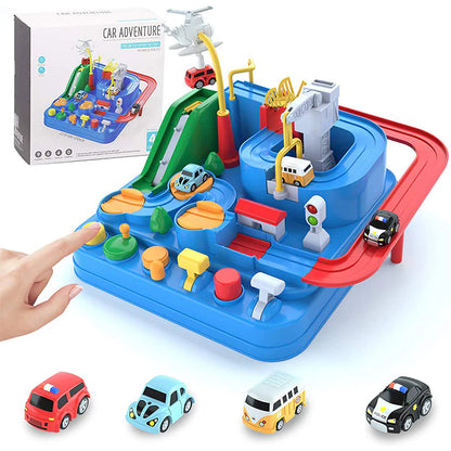 Traffic Adventure Toy Car Track Playset