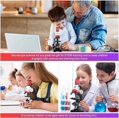 Science Microscope Educational Toy Microscope for Kids