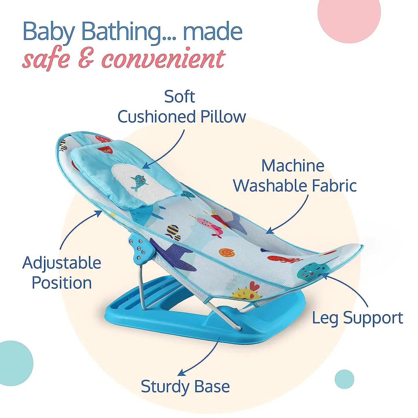 Baby Bather / Bath Seat For Newborn